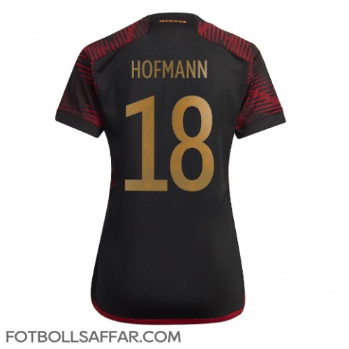 Tyskland Jonas Hofmann #18 Bortatröja Dam VM 2022 Kortärmad
